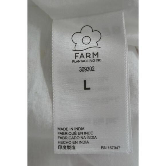 NEW, Farm Rio Square-Neck Tiered Ruffle Dress SZ L #MD1078 - Picture 5 of 11